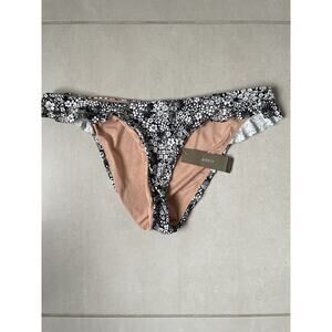 J. Crew Swim Bikini Bottom Multicolor Floral Ruffled Swimwear